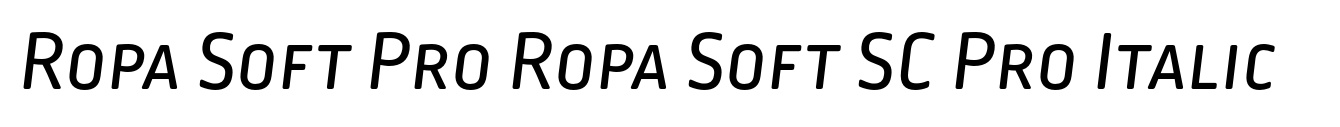 Ropa Soft Pro Ropa Soft SC Pro Italic